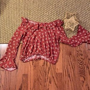 Off the shoulder top